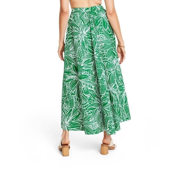 abitha Brown x Target Women's Linear Floral Print Maxi Skirt - Picture 6 of 9